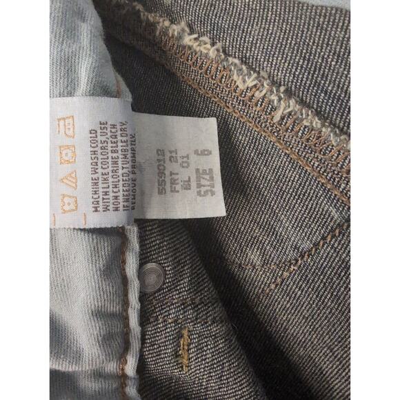 Fractal 9 90s vintage flare distressed denim flare jeans - Picture 5 of 6